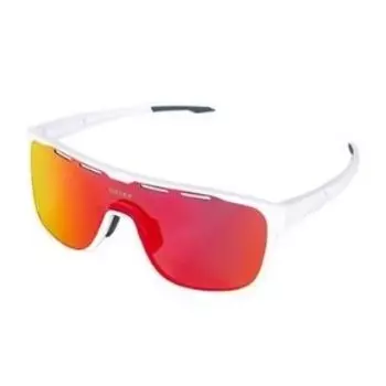Очки велосипедные солнцезащитные Enlee E-700, белая оправа, поляризованные красные линзы, ARV000600
