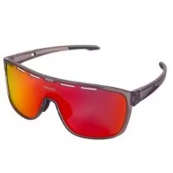 Очки велосипедные солнцезащитные Enlee E-700, серая оправа, поляризованные красные линзы, ARV000598