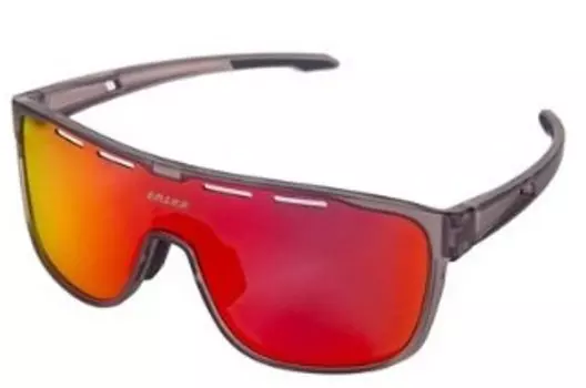 Очки велосипедные солнцезащитные Enlee E-700, серая оправа, поляризованные красные линзы, ARV000598