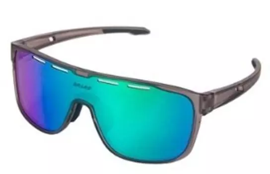 Очки велосипедные солнцезащитные Enlee E-700, серая оправа, поляризованные зелёные линзы, ARV000597