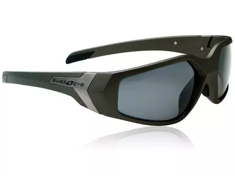 Очки велосипедные SWISSEYE Anarosa, повседневные, оправа оливково-зелёная, линзы дымчатые FM, 14528