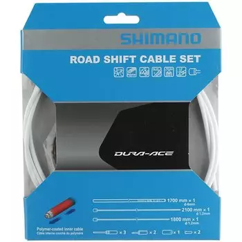 Оплетка переключения SHIMANO, shift cable set, polymer, black, incl. outer casing, RA100037