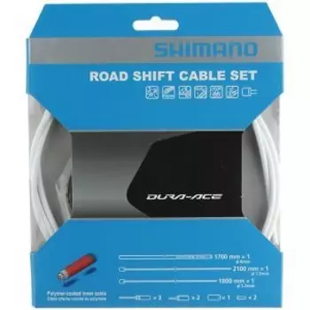 Оплетка переключения SHIMANO, shift cable set, polymer, black, incl. outer casing, RA100037