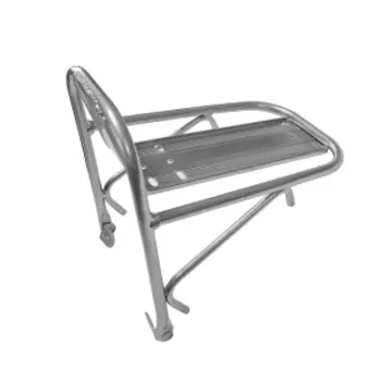 Багажник велосипедный Forward HS-028, передний, алюминий, 24-29", серебристый, HS-028