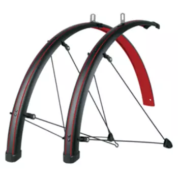 Крылья велосипедные SKS BLUEMELS STINGRAY 28" 45, red, 11432