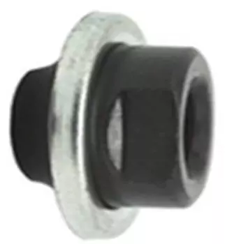 Ось /гайка конусная M-Wave TI-627B Cr-Mo под резьбу 5/16" с пыльником, черная, 6-606