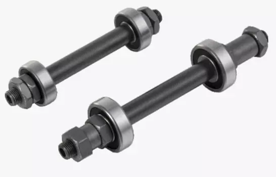 Ось передняя SHUNFENG, 108мм. под эксцентрик, с промподшипниками, SF-AX07