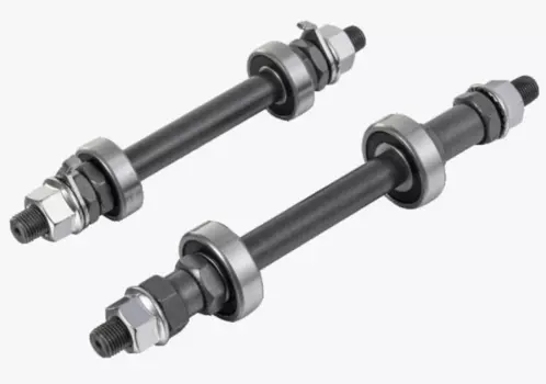 Ось TBS, передняя, 140 мм, под гайки, с промподшипниками, SF-AX04