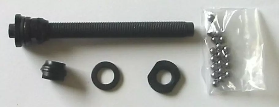 Ось в сборе SHIMANO, для WH-R501, передняя, 108мм(4-1/4''), Y4SK98010