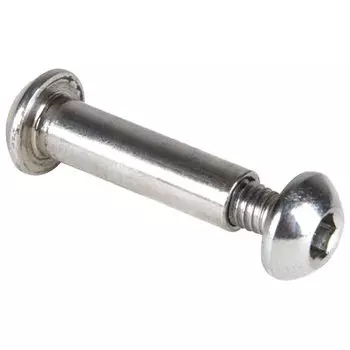 Ось велосипедная Vinca Sport, для переднего колеса, с болтом в комплекте, Vinca WINGS, серебристый, SC AX 2