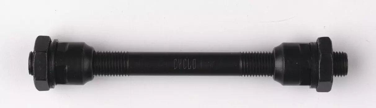 Ось велосипедная WELDTITE, задняя, Cr-Mo, с конусами, под эксцентрик,10.0х135мм (10), 7-08337