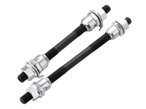 Ось велосипедной втулки KENLI, задняя, под гайку, с конусами, 3/8x130x165 мм, KL-901R