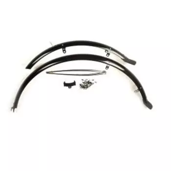 Комплект крыльев STELS 26", удлиненные, сталь, черный, HN 26 black