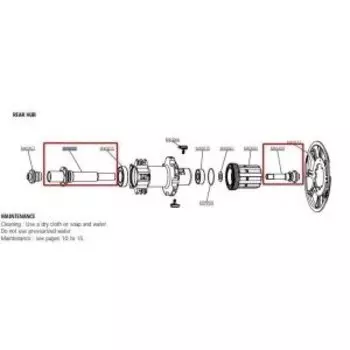 Ось задней втулки Mavic Deemax Ust, M40739