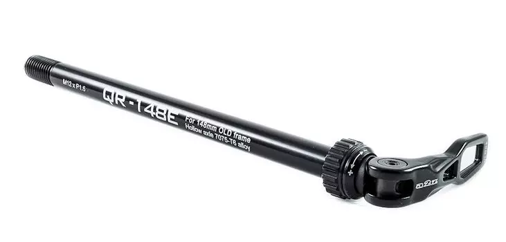 Ось задняя A2Z E-Tru, 148х12 мм, черный, QR-148E-1