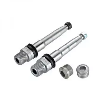 Оси для велопедалей WELLGO, комплект, серебристый, K001