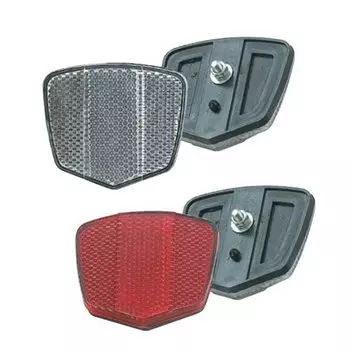 Отражатели TBS на велосипед, 70 х 60мм, передний+задний в комплекте, HL-R02