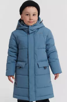 Пальто детское NORPPA MIGELE KID'S COAT, 406 сумеречный туман, 100440 (Размер: 130)