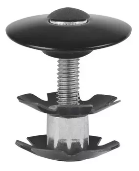 Паук-фиксатор M-WAVE, 1 1/8" с болтом для AHEAD-систем, черный, 5-390570