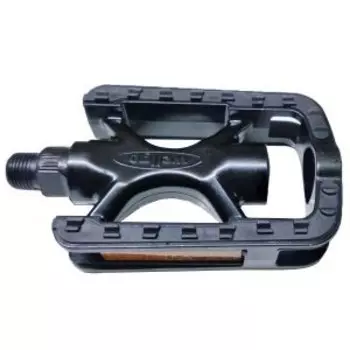 Педаль велосипедные Wellgo LU-C33, ось 9/16", алюминиевые, чёрные, ST (360158)