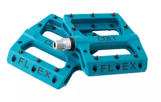 Педали Colt Bikes Flex, синий, mlg-CK601B