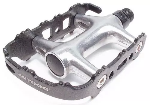 Педали для велосипеда Author алюминиевые APD-311-Alu литые серо-черные 8-34152001