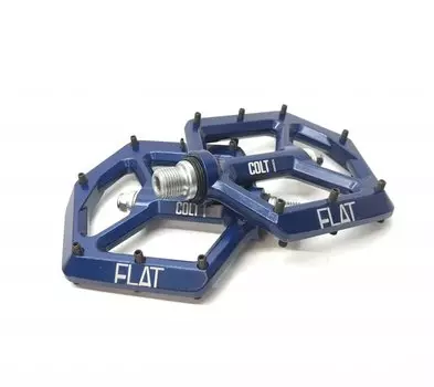 Педали для велосипеда, Colt Bikes Flat, Синий, mlg-CK26BL