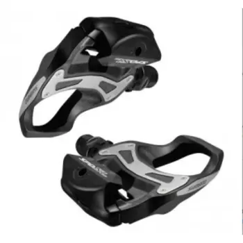 Педали для велосипеда Shimano PD-R550, без отражателей, с шипами, черные, EPDR550L