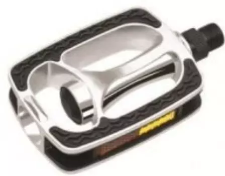 Педали для велосипеда Vinca Sport алюминиевые с резиновыми вставками, 96*70мм, VP 102A