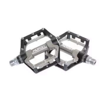 Педали HORST, алюминий H18, ось Cr-Mo, с 2мя герметичными промподшипниками, 385 г, 00-170829