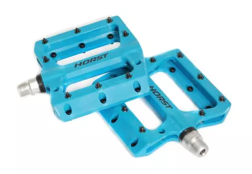 Педали HORST, нейлон H601, широкие, ось Cr-Mo с 2-мя герметичными промподшипниками, 364 г, 00-170844