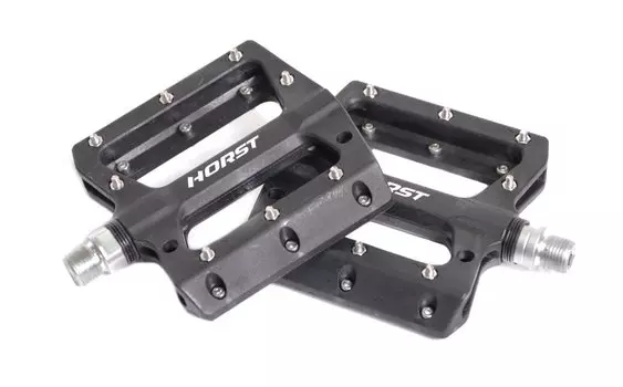 Педали HORST, нейлон H601, широкие, ось Cr-Mo с 2-мя герметичными промподшипниками, 364 г, 00-170843