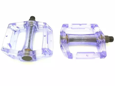 Педали KAMIGAWA Z-0911,DH/BMX, полимерные, ось CrMo, 9/16", 100х110х28мм, фиолетовые, PC PURPLE