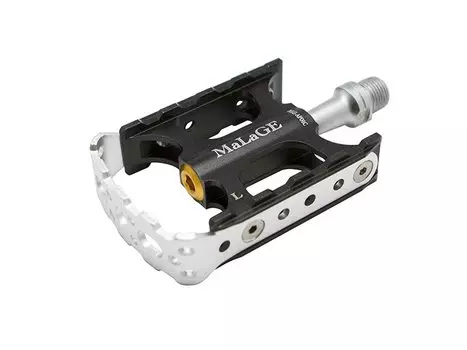 Педали MALAGE mlg-AF01C, алюминиевые CNC, 76х67х23мм, ось CrMo, mlg-AF01C black