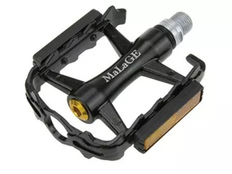 Педали MALAGE mlg-AR07RE, алюминиевые, 95х72х24мм, ось CrMo, mlg-AR07RE black