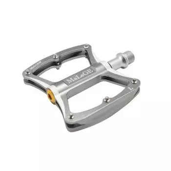 Педали MALAGE mlg-CK28, алюминиевые CNC, 85х101х11мм, ось CrMo, 3 промподшипника, mlg-CK28 green