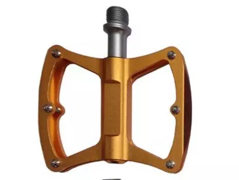 Педали MALAGE mlg-CK28, алюминиевые CNC, 85х101х11мм, ось CrMo, 3 промподшипника, mlg-CK28 gold