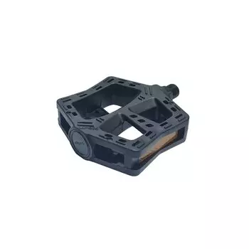 Педали пластик WELLGO LU-985 широкие BMX 107*94*21 мм, 368 г, черные, 6-190420