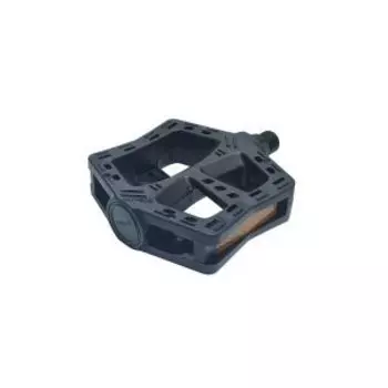 Педали пластик WELLGO LU-985 широкие BMX 107*94*21 мм, 368 г, черные, 6-190420