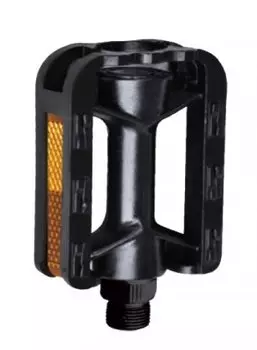 Педали пластиковые детские Vinca Sport 78x88мм, ось 9/16", черный, индивидуальная упаковка, VP 629 9/16" black