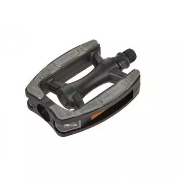 Педали WELLGO, CITY, пластик/Kraton, ось из бористой стали, 9/16", с подшипниками, 99х63х25мм, C157