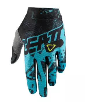 Велоперчатки Leatt GPX 1.5 GripR Glove Tech, синие, 2019