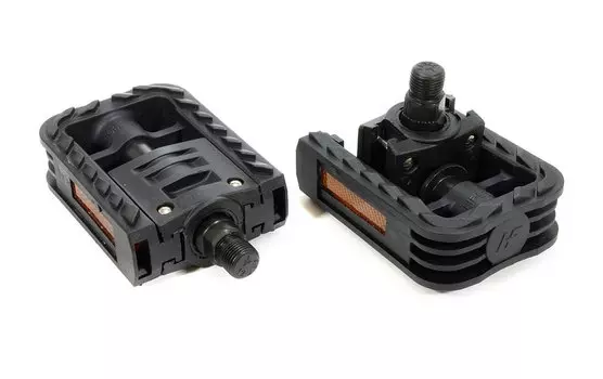 Педали TRIX FOLDING (складные) нейлоновые, 112x70мм, резьба 9/16", черные, PD-TX-880-9x16-BK