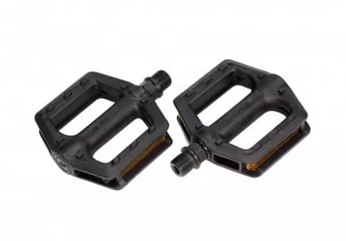 Педали TRIX KIDS пластиковые, 95x85мм, резьба 9/16", черные, HF-696