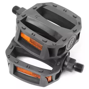 Педали Vinca Sport, детские, пластиковые, ось 1/2", 78x88 мм, цвет черный, VP 629 1/2"