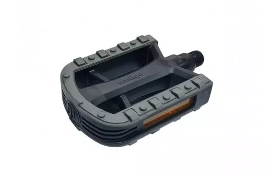 Педали WELLGO, CITY, пластик/Kraton, ось из бористой стали, 9/16", с подшипники: DU, 110х77х27мм, 326г, LU-884DU