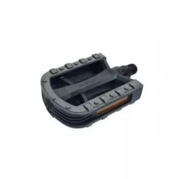 Педали WELLGO, CITY, пластик/Kraton, ось из бористой стали, 9/16", с подшипники: DU, 110х77х27мм, 326г, LU-884DU