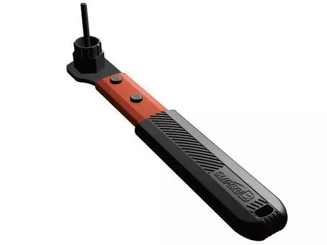 Ключ для установки и снятия кассеты SUPER B 1448, для Shimano, съёмная рукоятка, 1448
