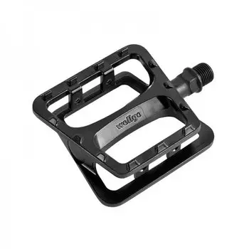 Педали Wellgo PLATFORM алюминиевые, 99x84x27мм, резьба 9/16", полимерные подшипники, черные, C227DU