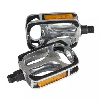 Педали велосипедные 4BIKE M510, материал полипропилен+алюминий, размер платформы 118х78х28 мм, ARV-M510